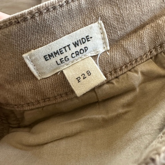 Madewell Emmet Wide Leg Crop 28P - Picture 2 of 4